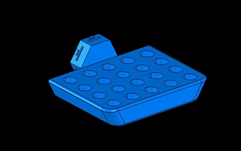 Khay đựng đầu phun 3D gắn tường Honeycomb Storage Wall tiện lợi - Image 1