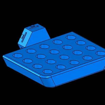Khay đựng đầu phun 3D gắn tường Honeycomb Storage Wall tiện lợi