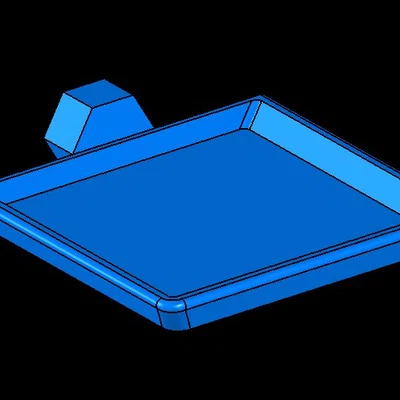 Khay gắn tường HSW 45x50mm - Phụ kiện lưu trữ linh kiện nhỏ