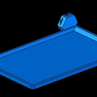Khay gắn tường tổ ong HSW 130x75mm - Giải pháp lưu trữ thông minh