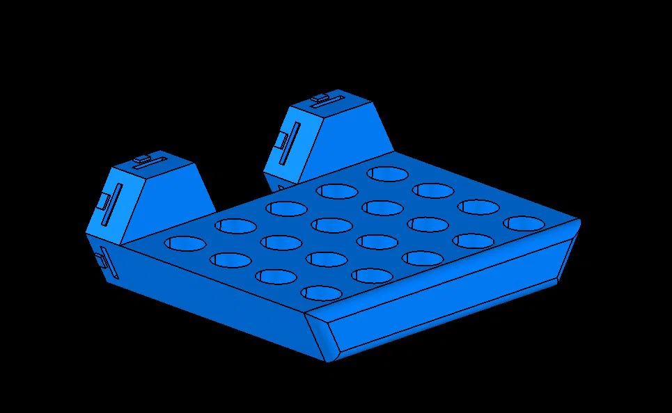 Khay Đựng Đầu In 3D (Nozzle) Gắn Tường Tổ Ong Tiện Lợi - Image 1