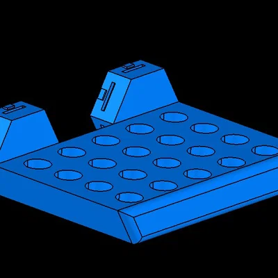 Khay Đựng Đầu In 3D (Nozzle) Gắn Tường Tổ Ong Tiện Lợi