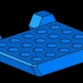 Khay đựng nozzle 3D cho bảng treo Honeycomb Storage Wall - Thumbnail 1