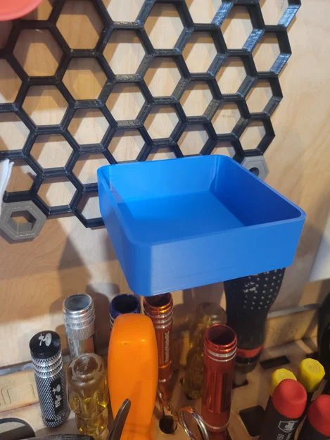 Khay chứa đồ 80mm đa năng cho bảng Hexagon Storage Wall (HSW) - Image 1