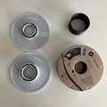 Adapter lõi spool cardboard Polymaker/Overture/Duramic sang Bambu Lab master spool - Thumbnail 1