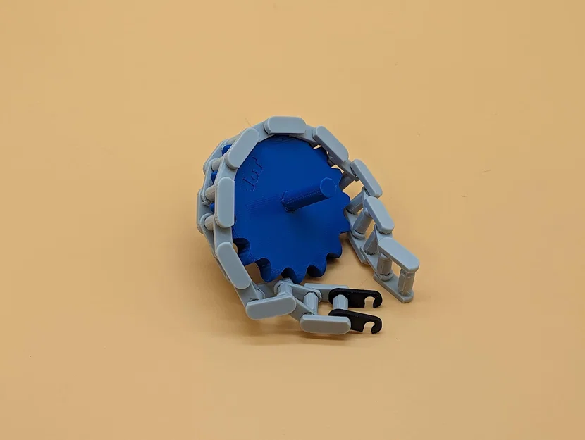 Chain & Sprocket – Print-in-Place, Tùy biến theo ý (Customizable) - Image 1