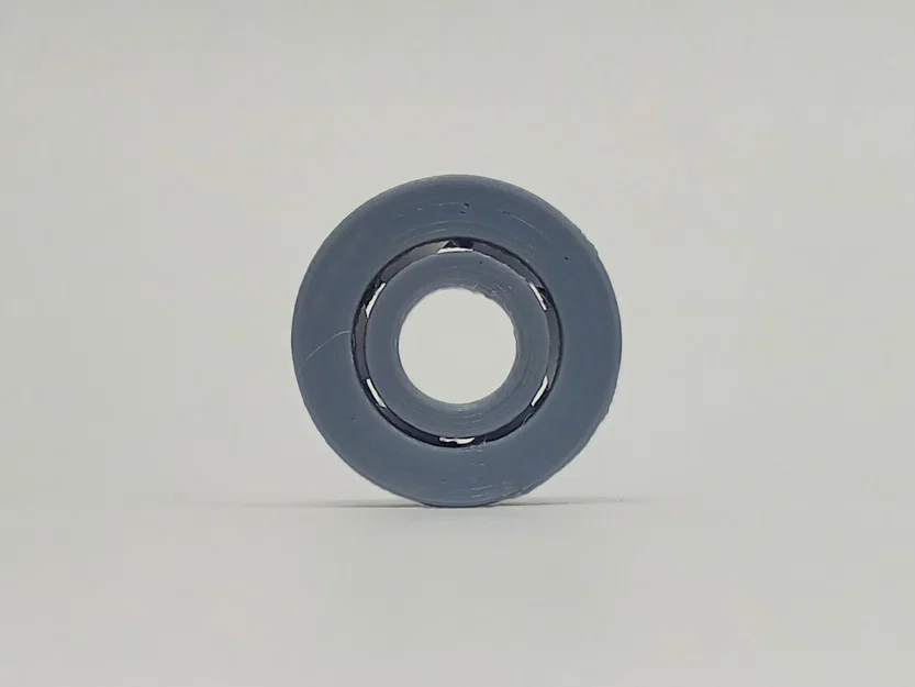 Bearing ống PTFE (608) in 3D – PTFE Tube Bearing (608) - Image 1