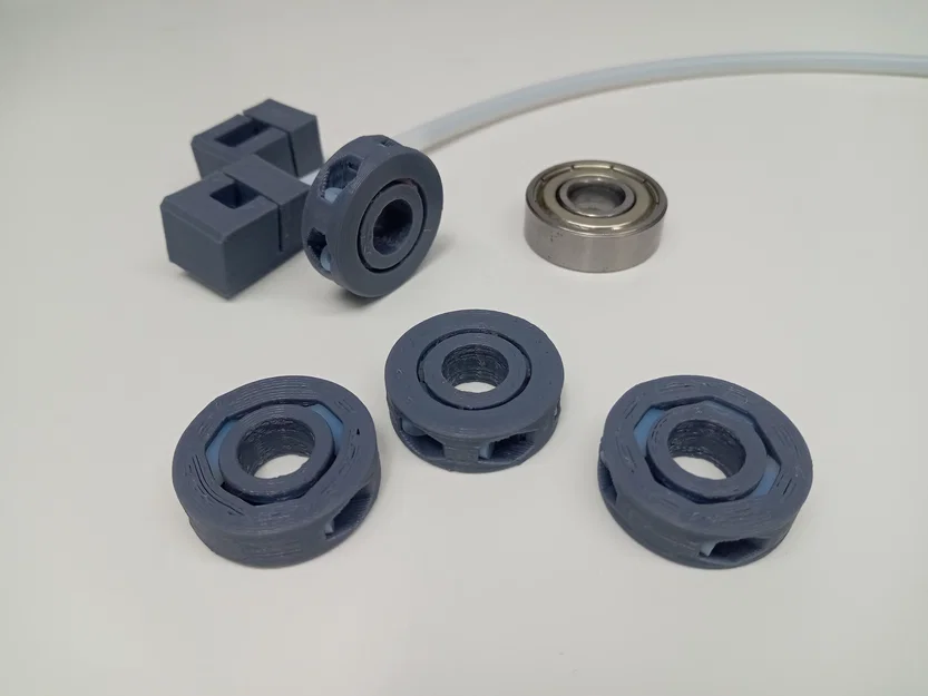 Bearing ống PTFE (608) in 3D – PTFE Tube Bearing (608) - Image 2