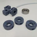 Bearing ống PTFE (608) in 3D – PTFE Tube Bearing (608) - Thumbnail 2