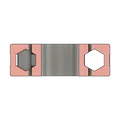 Bearing ống PTFE (608) in 3D – PTFE Tube Bearing (608) - Thumbnail 3