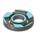 Bearing ống PTFE (608) in 3D – PTFE Tube Bearing (608) - Thumbnail 5