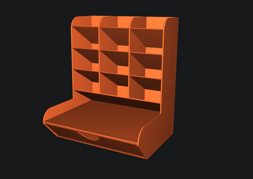 Ngăn kéo bàn làm việc print-in-place (Desk Drawer print in place version) - Image 1