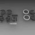 Bánh xe ghế văn phòng Guitel (castor stem 11 mm) - Thumbnail 5
