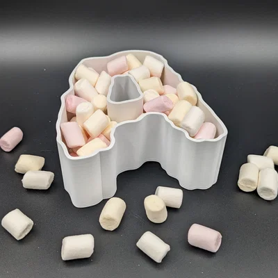 Bộ chữ cái bát đựng kẹo Halloween (Halloween candy bowl letters)