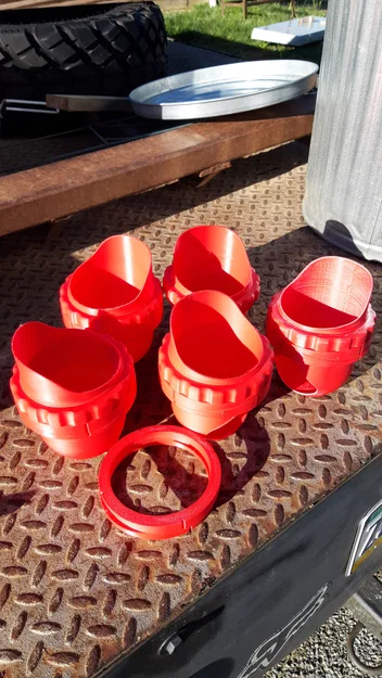 Máng ăn gà (Chicken Feeder) chống rơi vãi - Image 4
