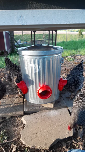 Máng ăn gà (Chicken Feeder) chống rơi vãi - Image 10