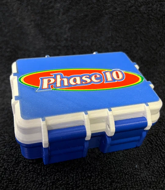 Hộp đựng bài Phase 10 in 3D bền bỉ, thiết kế gọn gàng - Image 1