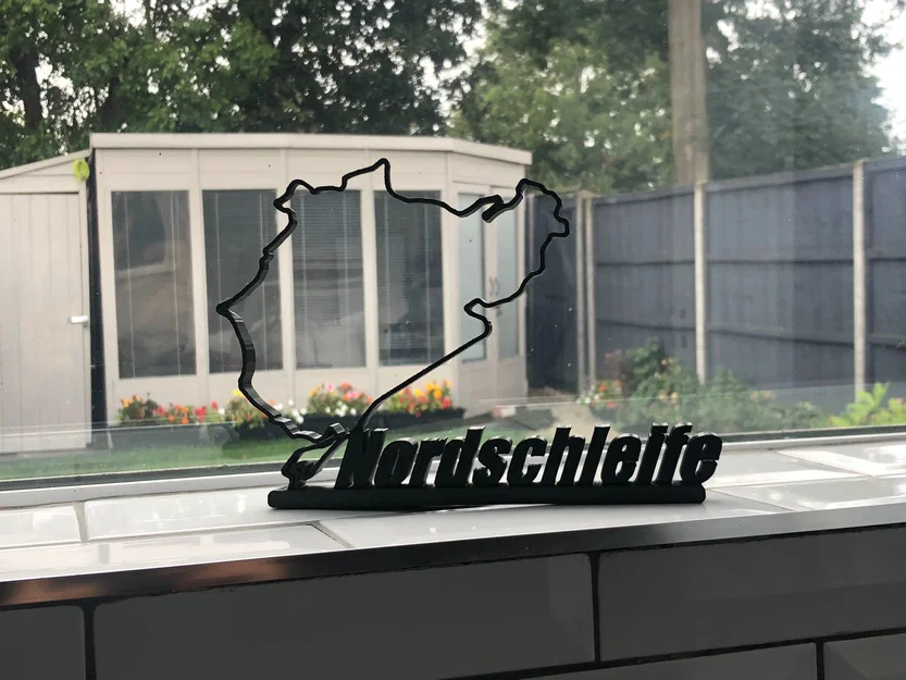 Nordschleife 3D Elevation Track Art - Image 1