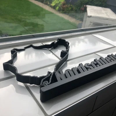 Nordschleife 3D Elevation Track Art