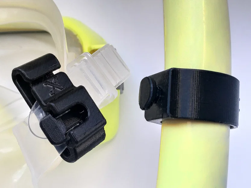 Kẹp ống snorkel tháo nhanh (Quick release snorkel tube clip) - Image 2