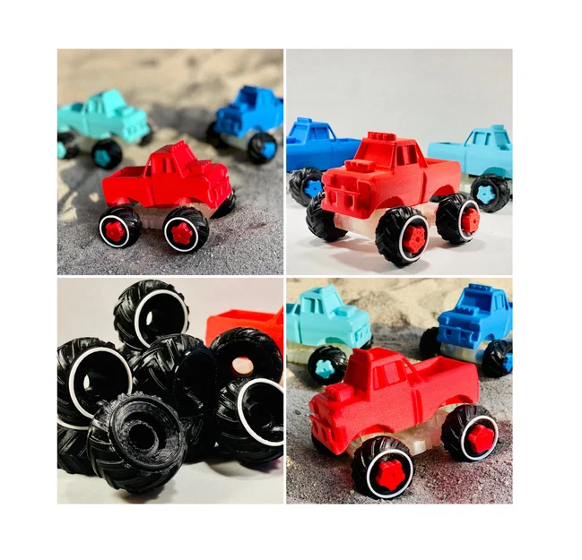 Mini Monster Truck | Toy Car – Xe tải quái vật mini (đồ chơi) - Image 1
