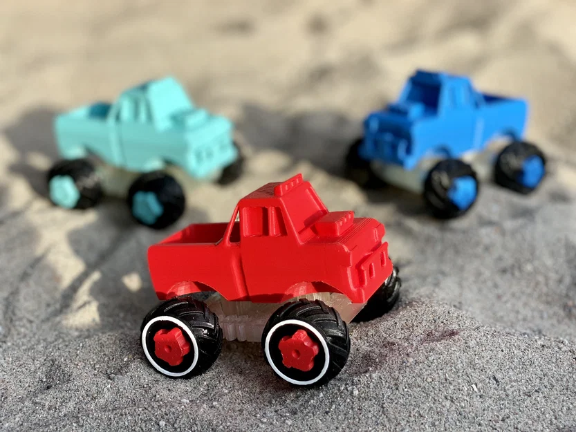Mini Monster Truck | Toy Car – Xe tải quái vật mini (đồ chơi) - Image 3