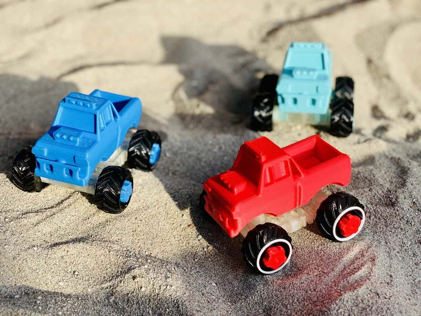 Mini Monster Truck | Toy Car – Xe tải quái vật mini (đồ chơi) - Image 6