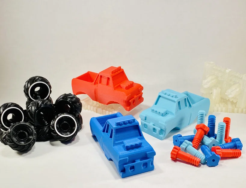 Mini Monster Truck | Toy Car – Xe tải quái vật mini (đồ chơi) - Image 7