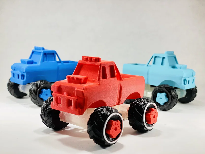 Mini Monster Truck | Toy Car – Xe tải quái vật mini (đồ chơi) - Image 8
