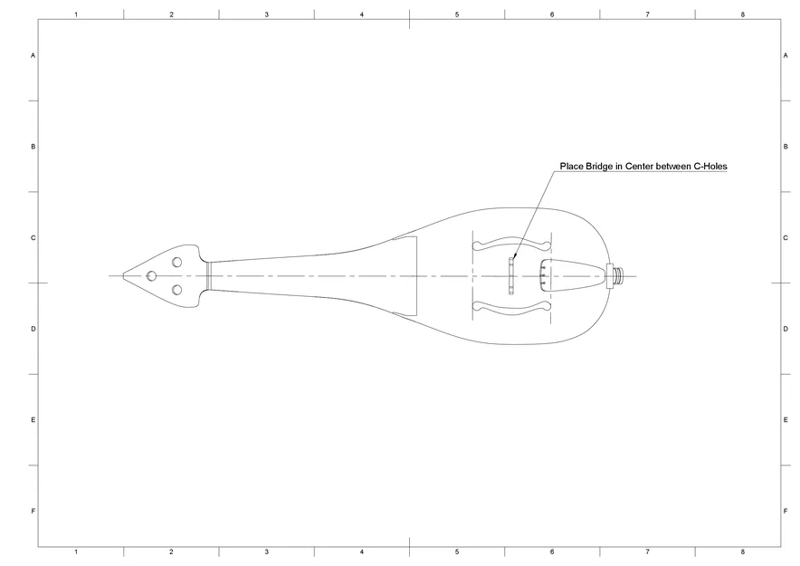 Alto Rebec – Mô hình nhạc cụ in 3D (Soundplate thay đổi được) - Image 10