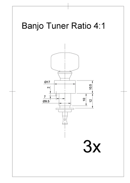 Alto Rebec – Mô hình nhạc cụ in 3D (Soundplate thay đổi được) - Image 11