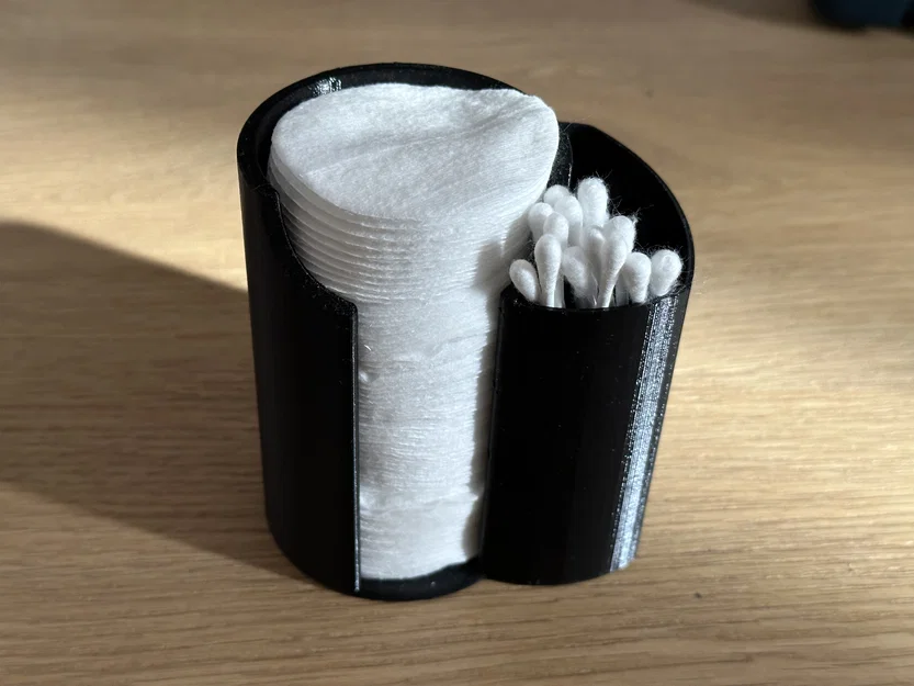 Khay 3D đựng bông tẩy trang và tăm bông tiện lợi, tối giản - Image 3