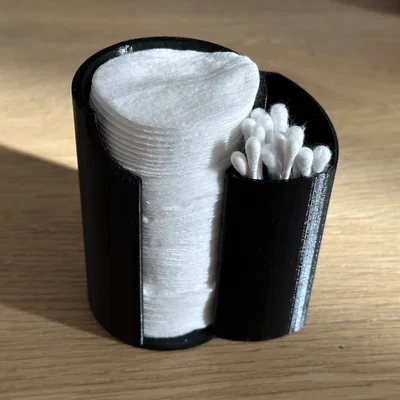 Khay 3D đựng bông tẩy trang và tăm bông tiện lợi, tối giản