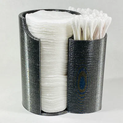 Khay Dispenser Dễ Dàng Cho Bông Tẩy Trang & Tăm Bông