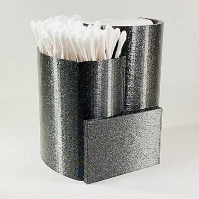 Khay Dispenser Dễ Dàng Cho Bông Tẩy Trang & Tăm Bông