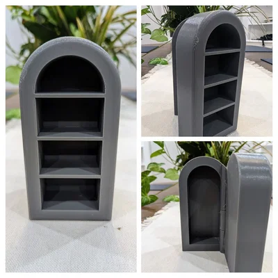 Tủ sách bí mật (print-in-place, ngăn ẩn)