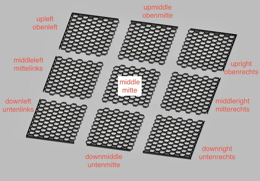 Tường treo dụng cụ tổ ong (Honeycomb Storage Wall) cho xưởng in 3D - Image 2