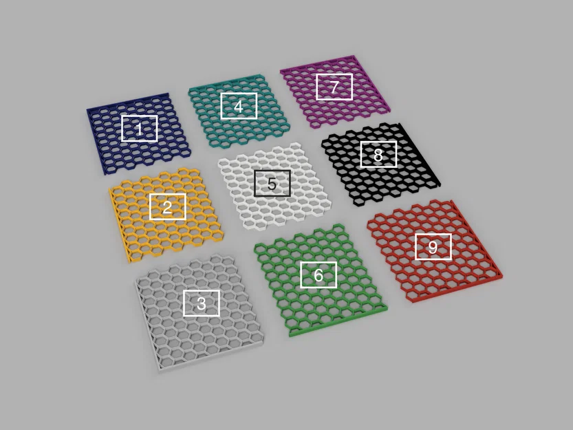 Tường treo dụng cụ tổ ong (Honeycomb Storage Wall) cho xưởng in 3D - Image 3