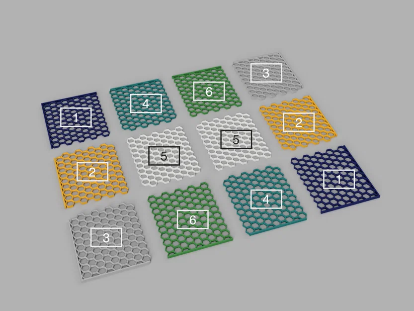 Tường treo dụng cụ tổ ong (Honeycomb Storage Wall) cho xưởng in 3D - Image 4