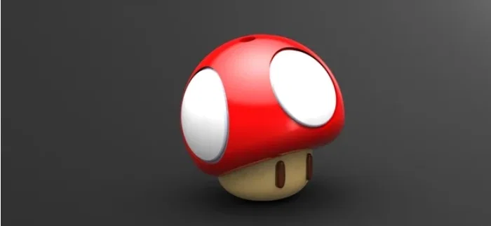 Móc Khóa Nấm Mario (Mushroom Mario Keychain) - Image 2