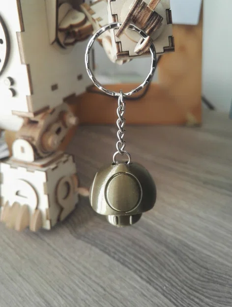 Móc Khóa Nấm Mario (Mushroom Mario Keychain) - Image 3