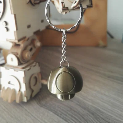 Móc Khóa Nấm Mario (Mushroom Mario Keychain)