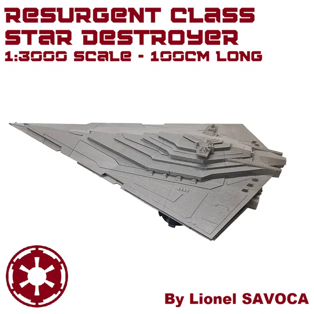 Tàu Resurgent-class Star Destroyer – tỉ lệ 1:3000 - Image 1