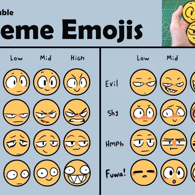 Famous Meme Emojis – Bộ mặt cười meme nổi tiếng để in 3D