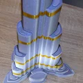 Burj Khalifa cao 828mm, siêu chi tiết, tỷ lệ 1:1000 – 3D model - Thumbnail 4