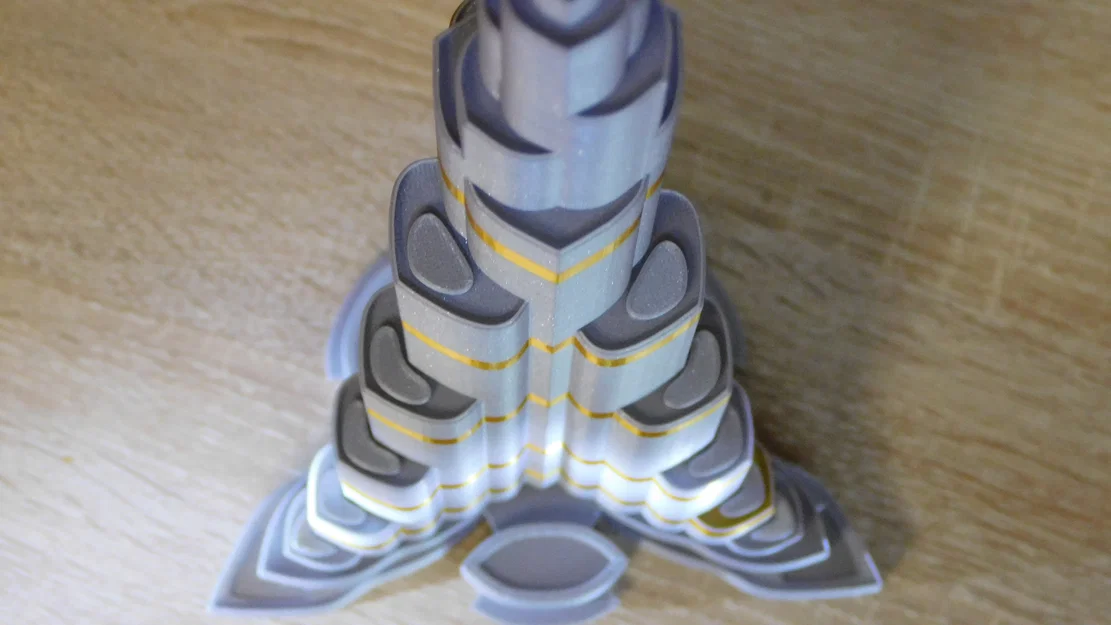 Burj Khalifa cao 828mm, siêu chi tiết, tỷ lệ 1:1000 – 3D model - Image 5