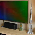 Burj Khalifa cao 828mm, siêu chi tiết, tỷ lệ 1:1000 – 3D model - Thumbnail 7