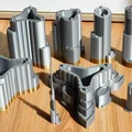 Burj Khalifa cao 828mm, siêu chi tiết, tỷ lệ 1:1000 – 3D model - Thumbnail 9