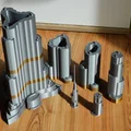 Burj Khalifa cao 828mm, siêu chi tiết, tỷ lệ 1:1000 – 3D model - Thumbnail 10