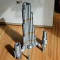 Burj Khalifa cao 828mm, siêu chi tiết, tỷ lệ 1:1000 – 3D model - Thumbnail 11